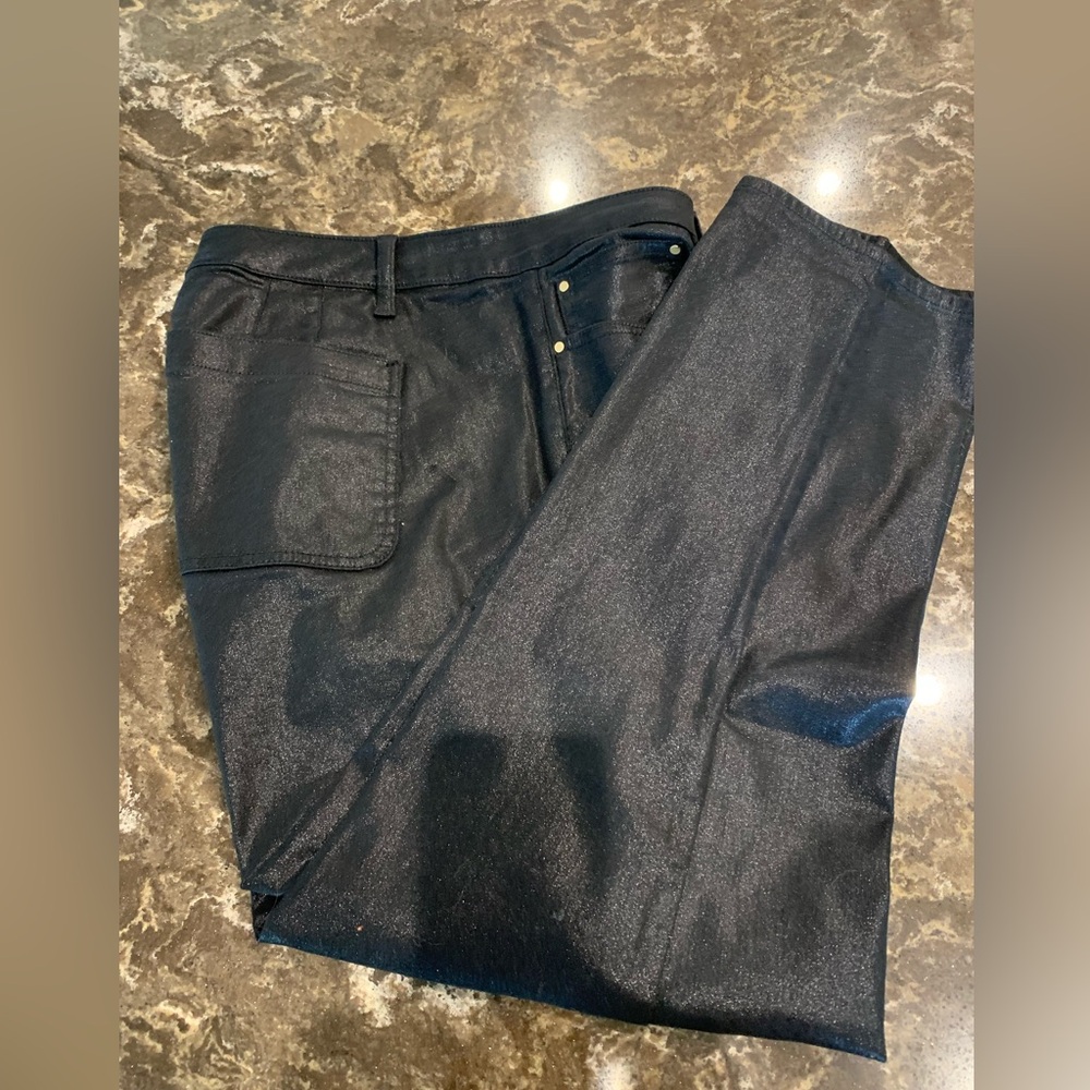 Classic Black Foil Women's Jeans